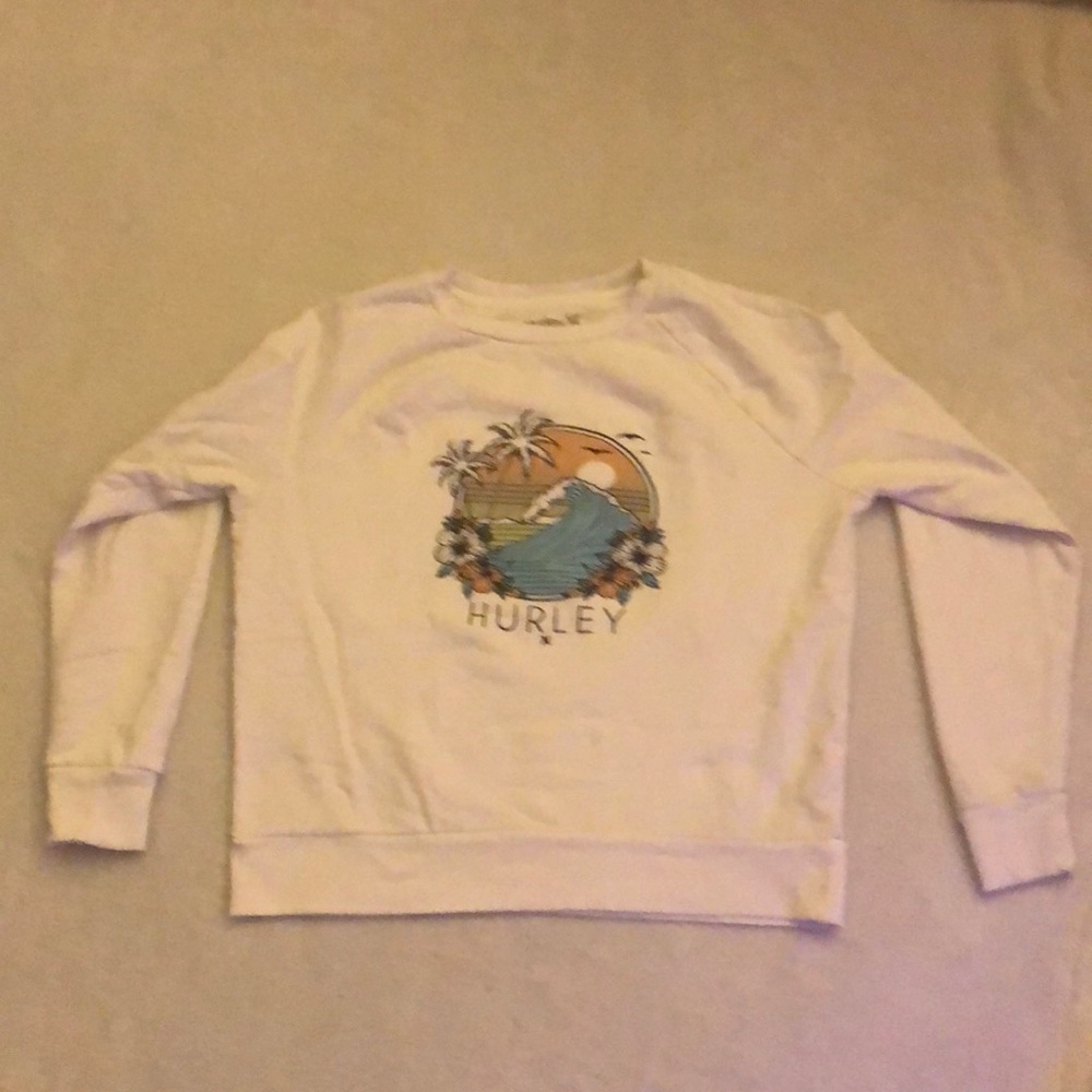 White Long Sleeved Top
